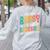 I´m Not Bossy I´m The Teacher Graduation Men Women Women's Sweatshirt Back Print Ash