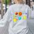 Kids Solar Systems Cute Planets Space Science Teacher School Women's Sweatshirt Back Print Ash Kids Solar Systems Cute Planets Space Science Teacher School Women's Sweatshirt Back Print Ash
