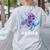 Be Kind Rainbow Fish Teacher Life Teaching Back To School Women's Sweatshirt Back Print Ash Be Kind Rainbow Fish Teacher Life Teaching Back To School Women's Sweatshirt Back Print Ash