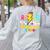 Kindergarten ABCD Rocks Teacher Student Back To School Women's Sweatshirt Back Print Ash Kindergarten ABCD Rocks Teacher Student Back To School Women's Sweatshirt Back Print Ash