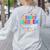 Kindergarten Crew Back To School Kindergarten Teacher Kids Women's Sweatshirt Back Print Ash