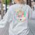 Kindergarten Dream Team Back To School Teacher Flower For Men Women Girls Kids Women's Sweatshirt Back Print Ash Kindergarten Dream Team Back To School Teacher Flower For Men Women Girls Kids Women's Sweatshirt Back Print Ash