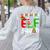 Kindergarten ELF Squad Christmas ELF Student Teacher Men Women Kids Women's Sweatshirt Back Print Ash Kindergarten ELF Squad Christmas ELF Student Teacher Men Women Kids Women's Sweatshirt Back Print Ash