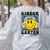 Kindergarten Teacher Hippie Smile Face Back School Women's Sweatshirt Back Print Ash Kindergarten Teacher Hippie Smile Face Back School Women's Sweatshirt Back Print Ash