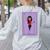 La Maestra Mexican Bingo Card Teacher Lottery Card Women's Sweatshirt Back Print Ash La Maestra Mexican Bingo Card Teacher Lottery Card Women's Sweatshirt Back Print Ash