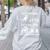 Let's Eat Kids Fun Dinosaurs Grammar Teacher Women's Sweatshirt Back Print Ash Let's Eat Kids Fun Dinosaurs Grammar Teacher Women's Sweatshirt Back Print Ash