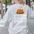 Let's Eat Kids Grammar For Thanksgiving Teacher Women's Sweatshirt Back Print Ash