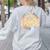 Let's Learn Today First Day Of School For Teacher Student Women's Sweatshirt Back Print Ash