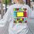 Level Up Your Education Gaming Inspired Teacher Gamers Women's Sweatshirt Back Print Ash