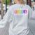 Library Squad Team Librarian Teacher Book Lover Women's Sweatshirt Back Print Ash Library Squad Team Librarian Teacher Book Lover Women's Sweatshirt Back Print Ash