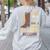 Line Dancing Choreographed Group Dancer Dance Teacher Women's Sweatshirt Back Print Ash