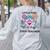 Little Miss Stem Teacher Women's Sweatshirt Back Print Ash