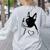 I Love My Boston Terrier Dog With Heart Women's Sweatshirt Back Print Ash