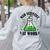 Mad Scientist Science Teacher Halloween Costume Teen Girls Women's Sweatshirt Back Print Ash