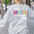 Maestra Fabulosa Bilingual Spanish Espanol Teacher School Women's Sweatshirt Back Print Ash Maestra Fabulosa Bilingual Spanish Espanol Teacher School Women's Sweatshirt Back Print Ash