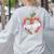 Maestra Pencil Spanish Teacher Bilingual 100 Days Of School Women's Sweatshirt Back Print Ash