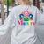Maestra Proud Spanish Teacher Bilingual Teacher Latina Women's Sweatshirt Back Print Ash