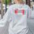Maestra Teacher Spanish Back To School First Day Of School Women's Sweatshirt Back Print Ash