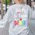 Matching Co-Teacher Best Friend She's My Bestie Work Team Women's Sweatshirt Back Print Ash Matching Co-Teacher Best Friend She's My Bestie Work Team Women's Sweatshirt Back Print Ash