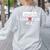 Math Inspires Me Spelled With Pi Day Teacher Women's Sweatshirt Back Print Ash