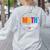 Math Interventionist Teacher Coach Squad Mathematics STEM Women's Sweatshirt Back Print Ash Math Interventionist Teacher Coach Squad Mathematics STEM Women's Sweatshirt Back Print Ash