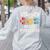 Math Problems Symbols Teacher Back To School Girl Boy Women's Sweatshirt Back Print Ash Math Problems Symbols Teacher Back To School Girl Boy Women's Sweatshirt Back Print Ash