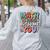 Math Is Tough But So Are You Motivational School Teacher Women's Sweatshirt Back Print Ash