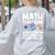 Mathematics Teachers Math Teacher For Men Women Women's Sweatshirt Back Print Ash Mathematics Teachers Math Teacher For Men Women Women's Sweatshirt Back Print Ash