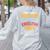 Middle School English Teacher Halloween Costume For Men Women Women's Sweatshirt Back Print Ash