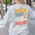 Motivational Math Test Day Shirt Testing Shirts For Teachers Women's Sweatshirt Back Print Ash