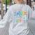 Music Is For Everyone Love For Music Teachers Women's Sweatshirt Back Print Ash Music Is For Everyone Love For Music Teachers Women's Sweatshirt Back Print Ash