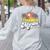 Myrtle Beach South Carolina Retro 70s Vintage Vacation Women's Sweatshirt Back Print Ash