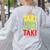 No Taki When Teacher Taki Education Classroom Teacher Women's Sweatshirt Back Print Ash No Taki When Teacher Taki Education Classroom Teacher Women's Sweatshirt Back Print Ash
