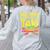 No Taki When Teacher Taki Teacher Pun Humor Women's Sweatshirt Back Print Ash No Taki When Teacher Taki Teacher Pun Humor Women's Sweatshirt Back Print Ash