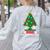 Oh Chemistree Scientist Chemical Christmas Xmas Teacher Women's Sweatshirt Back Print Ash