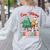 One Merry Teacher Groovy Christmas Tree Pjs Xmas Teacher Women's Sweatshirt Back Print Ash One Merry Teacher Groovy Christmas Tree Pjs Xmas Teacher Women's Sweatshirt Back Print Ash