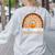 One Thankful Science Teacher Rainbow Boho Fall Thanksgiving Women's Sweatshirt Back Print Ash One Thankful Science Teacher Rainbow Boho Fall Thanksgiving Women's Sweatshirt Back Print Ash