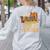 One Thankful Sped Teacher Cute Thanksgiving Women Women's Sweatshirt Back Print Ash