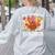 One Thankful Teacher Turkey Thanksgiving Teaching Women's Sweatshirt Back Print Ash One Thankful Teacher Turkey Thanksgiving Teaching Women's Sweatshirt Back Print Ash