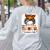 One Thankful Teacher's Aide Messy Bun Thanksgiving Fall Women's Sweatshirt Back Print Ash