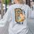 P Is For Pre K Teacher Leopard First Day Of School For Men Women Girls Kids Women's Sweatshirt Back Print Ash
