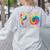 P Is For Preschool Tie Dye Back To School Teacher Men Women Girls Kids Women's Sweatshirt Back Print Ash P Is For Preschool Tie Dye Back To School Teacher Men Women Girls Kids Women's Sweatshirt Back Print Ash