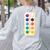 Paint Palette ArtSet Halloween Costume For Teachers Students For Men Women Kids Women's Sweatshirt Back Print Ash Paint Palette ArtSet Halloween Costume For Teachers Students For Men Women Kids Women's Sweatshirt Back Print Ash