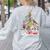 Paintbrush Christmas Tree Decor Xmas For Artist Art Teacher For Men Women Women's Sweatshirt Back Print Ash