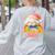 Pajama Day School Spirit Week Sleepy Cloud Teacher Student Women's Sweatshirt Back Print Ash Pajama Day School Spirit Week Sleepy Cloud Teacher Student Women's Sweatshirt Back Print Ash