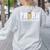 Para Squad Paraprofessional Para Teacher Women's Sweatshirt Back Print Ash Para Squad Paraprofessional Para Teacher Women's Sweatshirt Back Print Ash