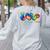 Peace Love Physical Education Tie Dye Sports PE Teacher Women's Sweatshirt Back Print Ash Peace Love Physical Education Tie Dye Sports PE Teacher Women's Sweatshirt Back Print Ash
