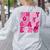 Pink Fourth Grade Era 4th Back To School Grade Teacher Women's Sweatshirt Back Print Ash Pink Fourth Grade Era 4th Back To School Grade Teacher Women's Sweatshirt Back Print Ash