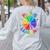 Play Is Learning Teacher Kindergarten For Men Women Kids Women's Sweatshirt Back Print Ash Play Is Learning Teacher Kindergarten For Men Women Kids Women's Sweatshirt Back Print Ash
