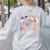 Pre-K Boo Crew Ghost Halloween Teacher Student Women's Sweatshirt Back Print Ash Pre-K Boo Crew Ghost Halloween Teacher Student Women's Sweatshirt Back Print Ash